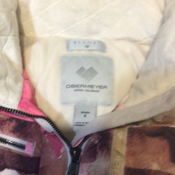 NWT Obermeyer Circe Down Ski Jacket in Blooming Camo - Picture 14 of 16